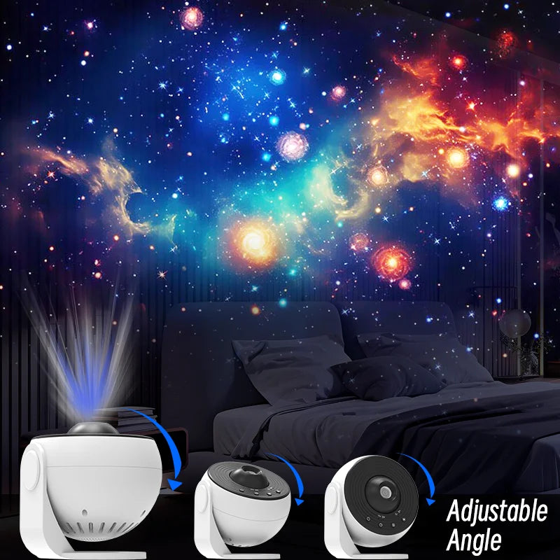 Galaxy Projector Pro Night Light Starry Sky Projector 360° Rotate Planetarium Lamp For Kids Bedroom Valentines Day GiftDecorate